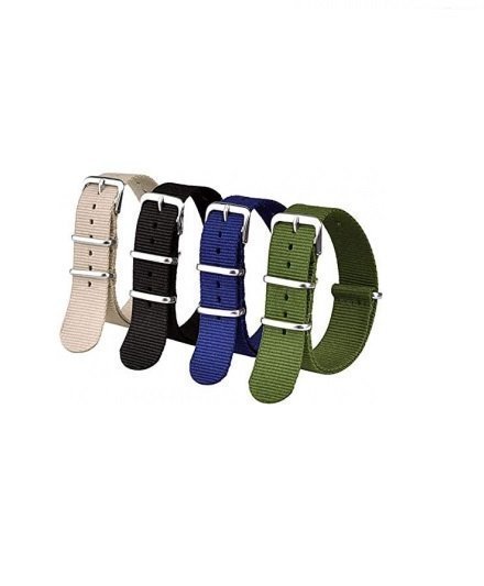 *NY Klockarmband - Äkta läder - Armband Klocka - Rött - Stål spänne - 22 mm