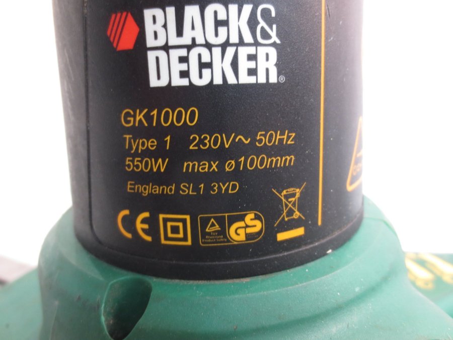 BLACK+DECKER GK1000 Alligator - Grenkap - Elektrisk