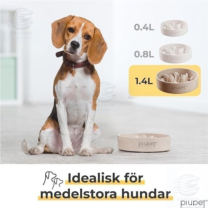 NY Hund  Katt skål Slow Feeding-14L-Slow Eat Dog  Cat Bowl • Enkel rengöring!