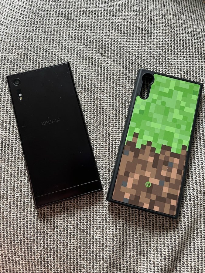 Sony xperia XZ + minecraft skal