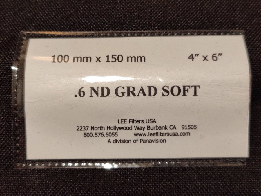 Lee filters: 06 Grad Soft 100x150mm filter