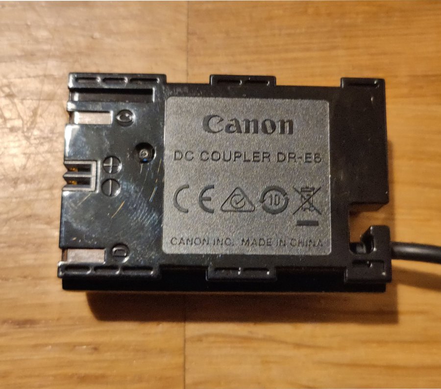 Canon DR-E6 dc coupler med AC-E6N adapter