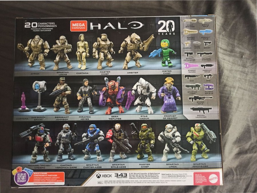 Ny Mega Construx Halo 20th Anniversary character pack (Amazon exclusive)