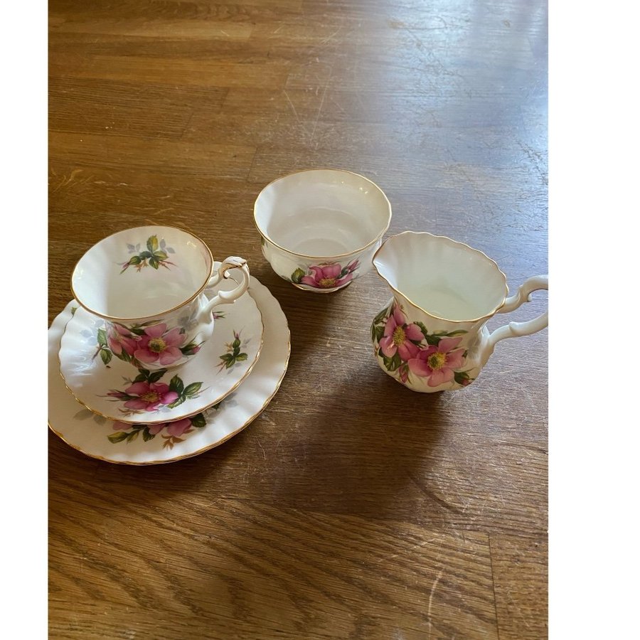 Royal Albert ”Prairie Rose” Kaffeservis