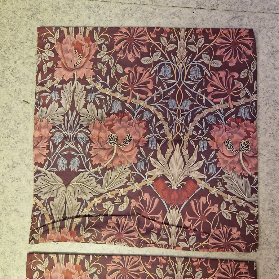 2 st Nya Dubbelsidiga Kuddfodral William Morris print