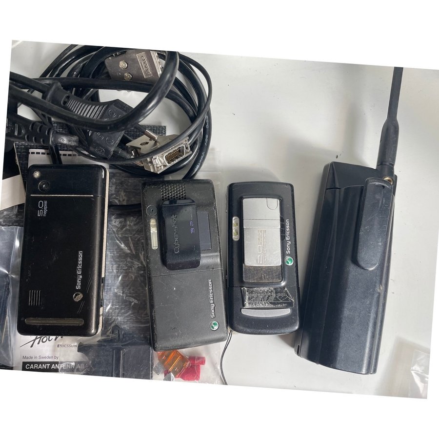 Mobiler tillbehören vintage äldre Sony Ericsson