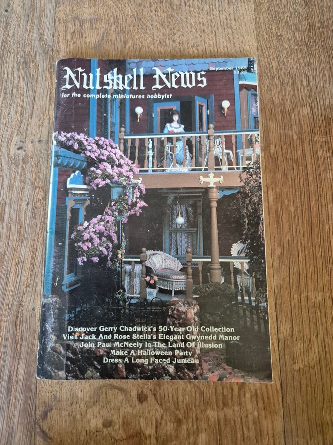 Nutshell News 1985 miniature tidsskrift dukkehus