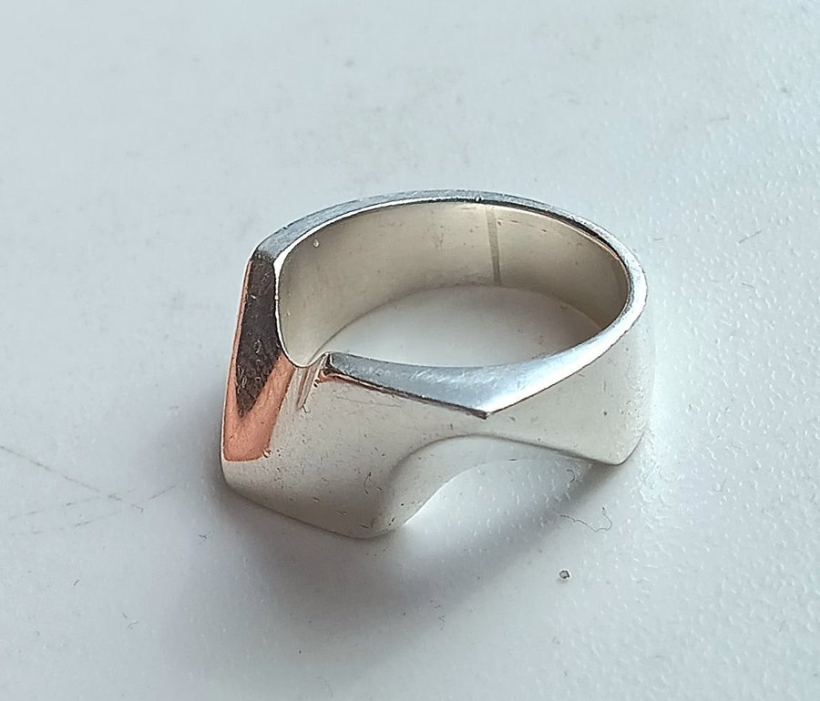 Vacker Unisex Ring Sterling Silver (Klackring) 17¾m Ø 877 GRAM!! Toppskick!!