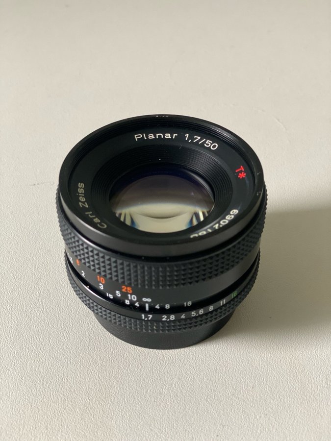 Contax Carl Zeiss Planar 17/50 Objektiv MM