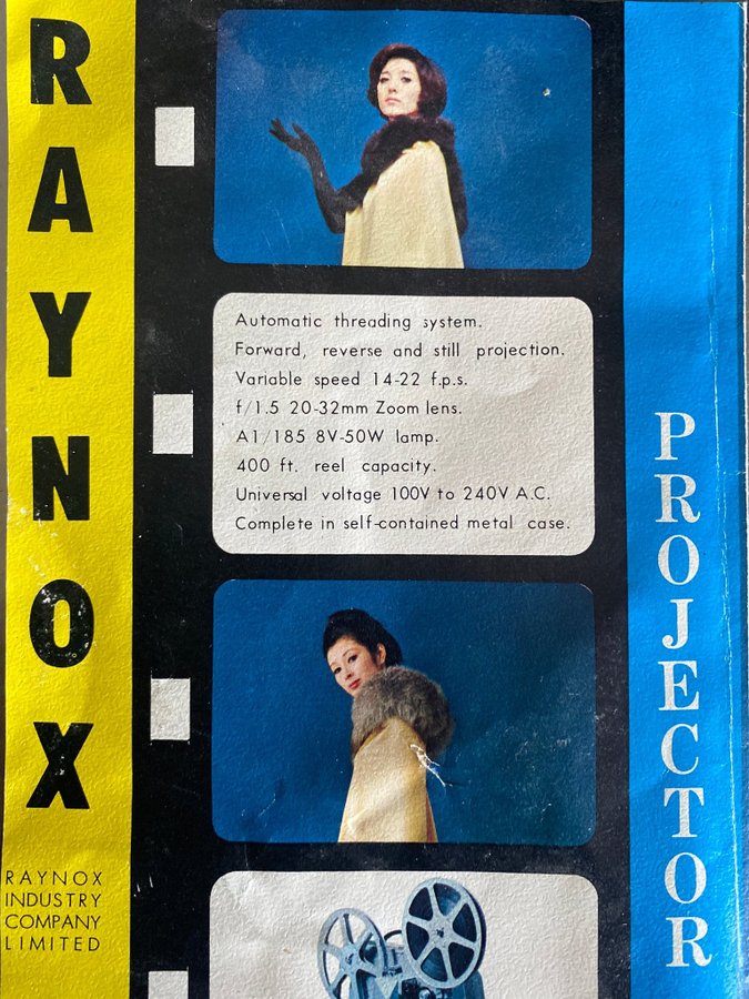 Filmprojektor RAYNOX 8mm movie projector made in Japan - Super8 +++++