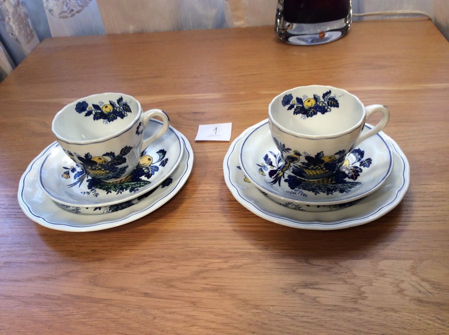 Spode- Blue Bird- England- (6)St Kaffeservis