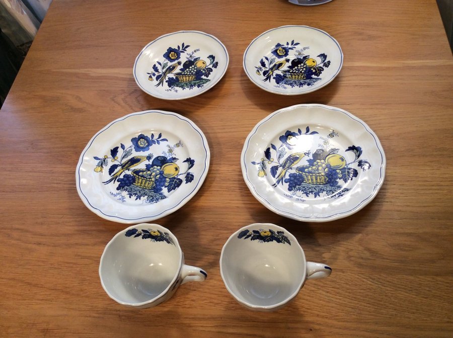 Spode- Blue Bird- England- (6)St Kaffeservis