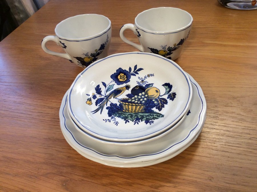 Spode- Blue Bird- England- (6)St Kaffeservis