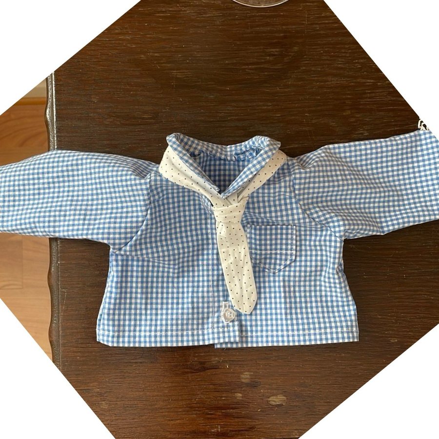 Välsydd skjorta - till docka ca 40-45 cm ex Baby born