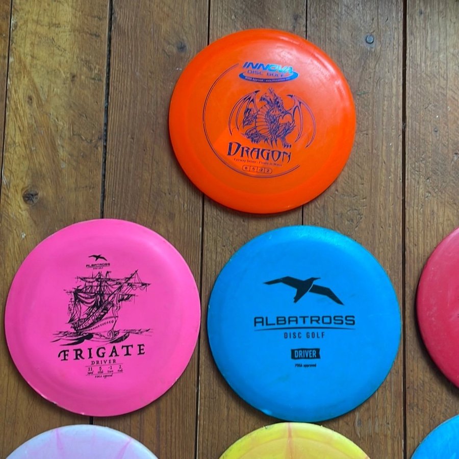 Discgolf- Blandat paket - Latitude 64 Innova Kastaplast Discraft