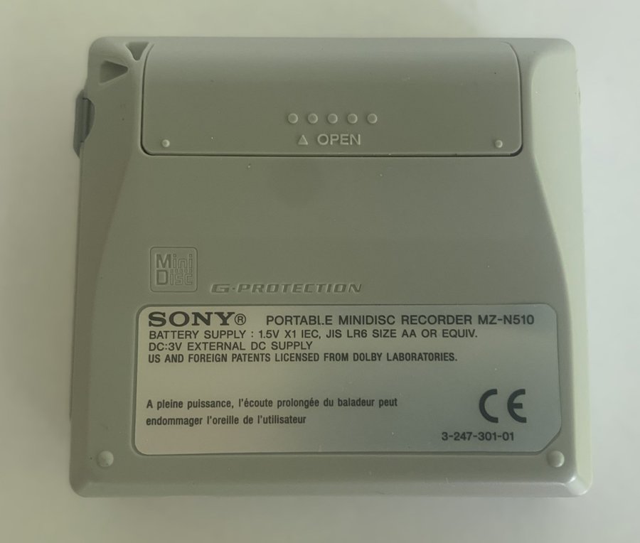 Sony Walkman MZ-N510 - MiniDisc spelare