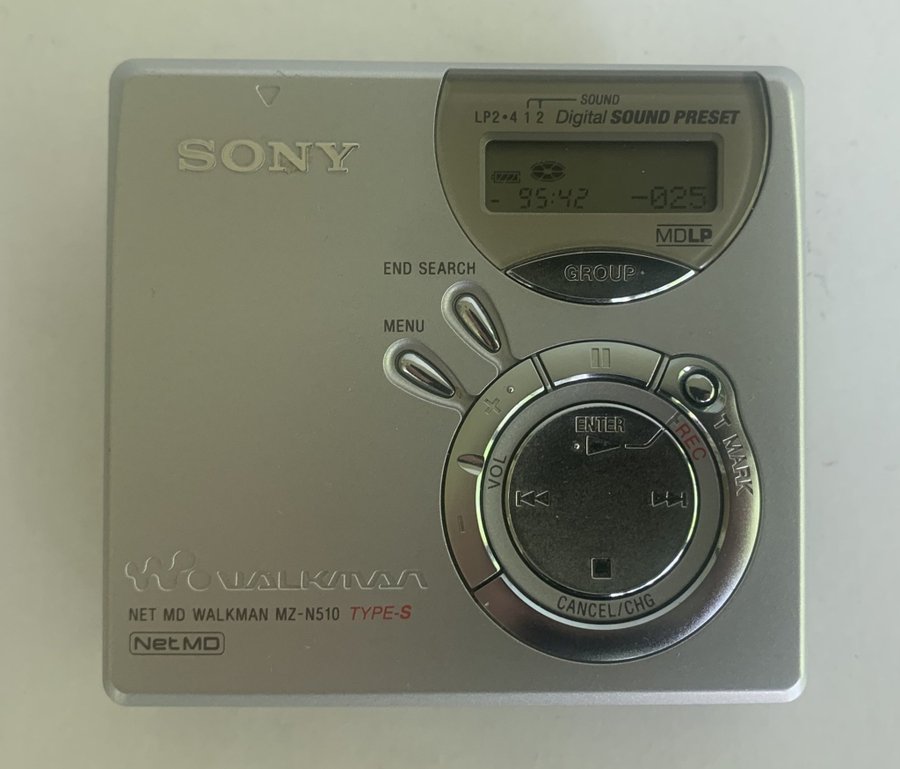 Sony Walkman MZ-N510 - MiniDisc spelare