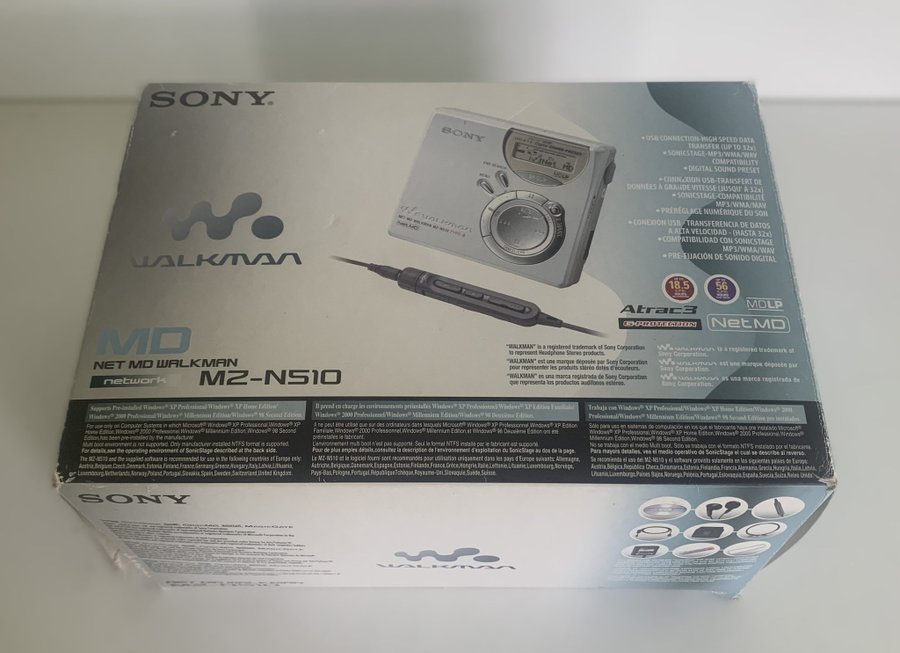 Sony Walkman MZ-N510 - MiniDisc spelare