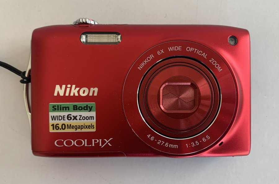 Nikon Coolpix S3200 - 16 megapixel digitalkamera