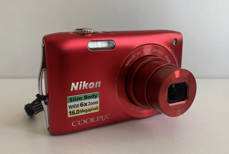 Nikon Coolpix S3200 - 16 megapixel digitalkamera