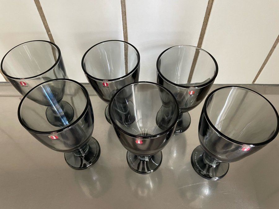 Iittala 6 st Vin/Dricksglas Verna Kerttu Nurminen