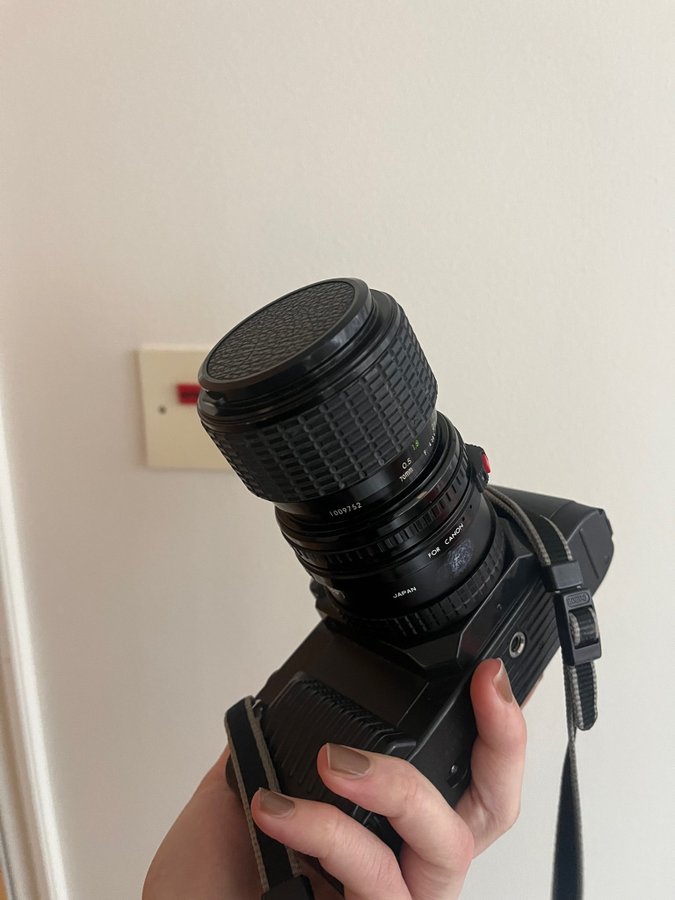 Canon 150 kamera med Sigma Zoom-Master objektiv