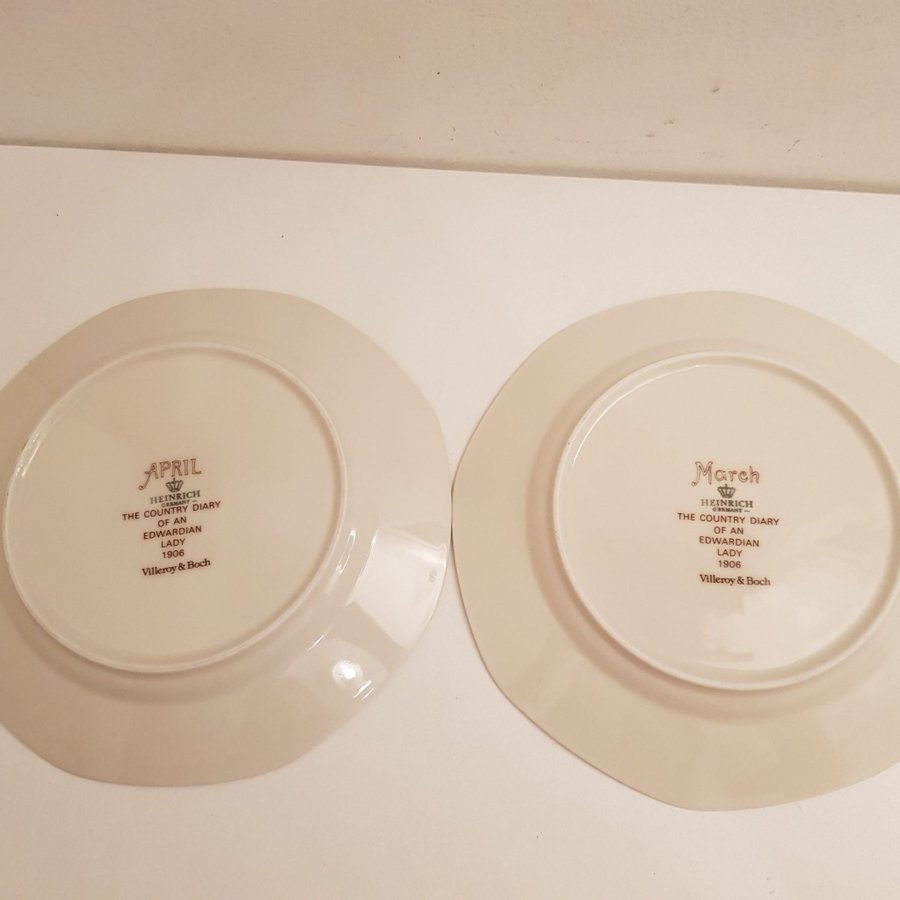 Heinrich Tyskland Villeroy  Boch Set med 2 assiett