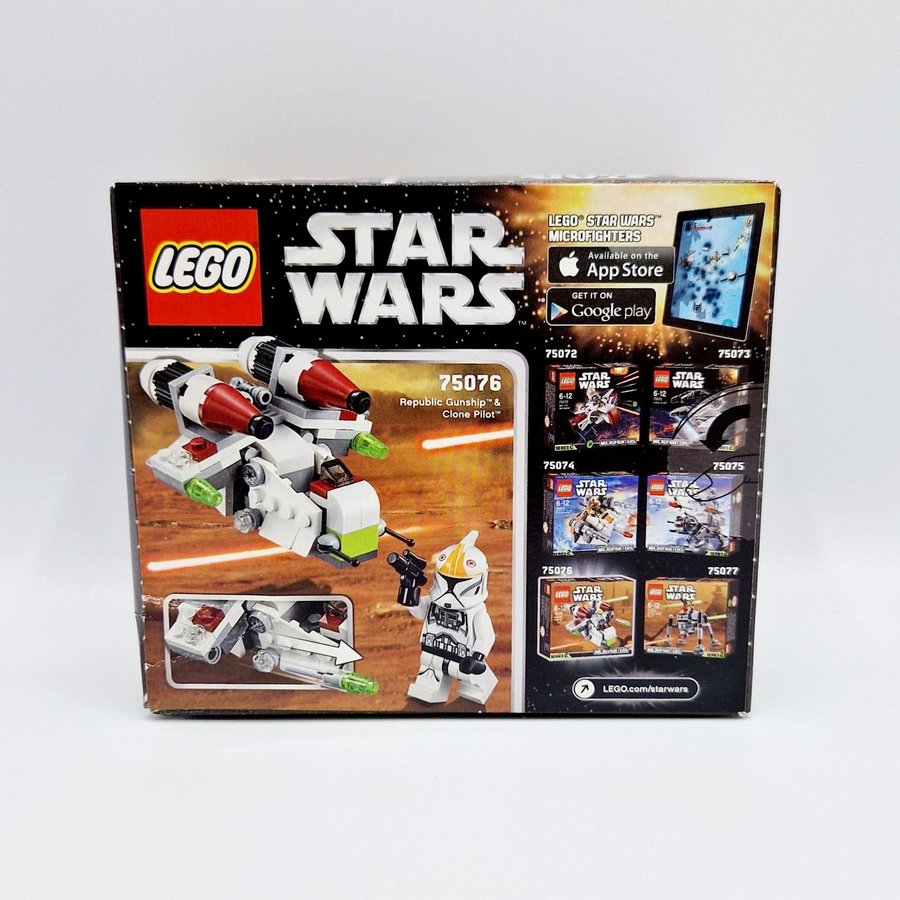 LEGO 75076 - Star Wars - Republic Gunship - Oöppnad