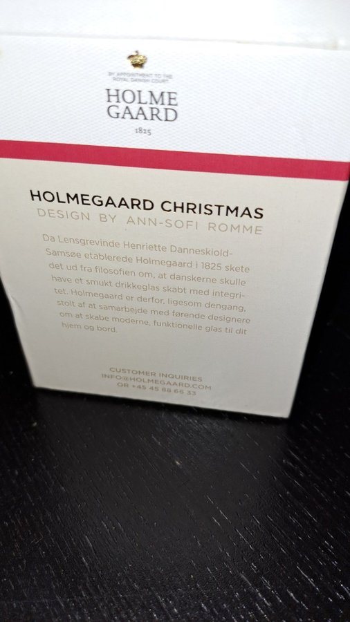 Julstjärna 2016 designad Ann-Sofi Romme och Holmegaard jul