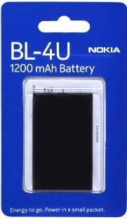 Oanvänd Nokia BL-4U batteri i oöppnad originalförpackning