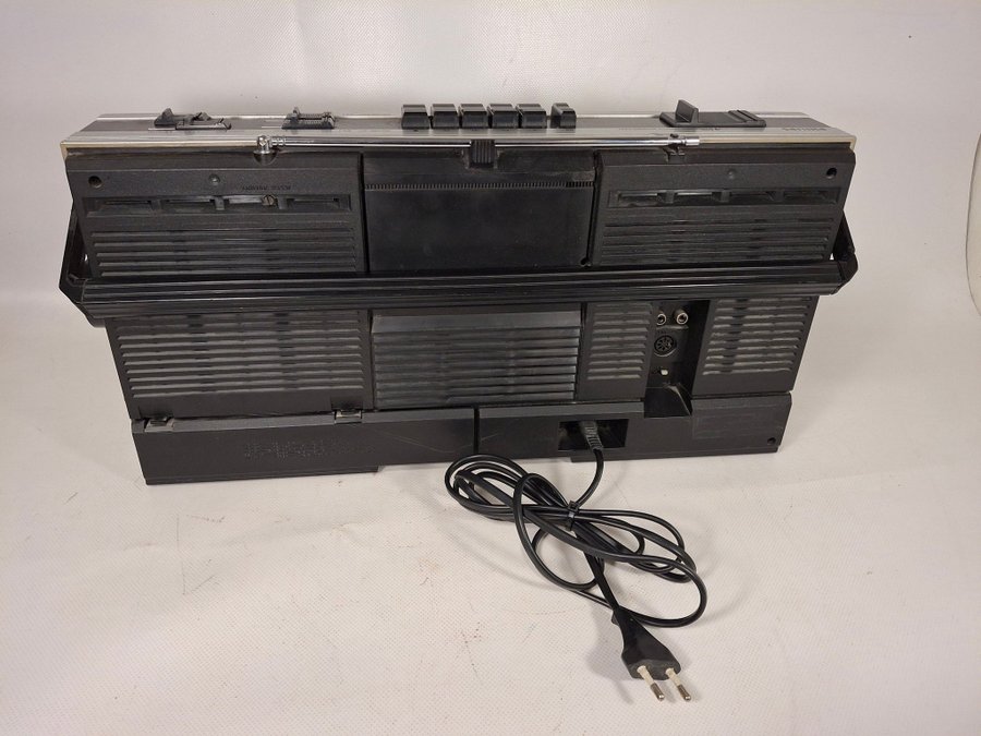 PHILIPS Kassettbandspelare Radio Ghetto blaster bergsprängare boombox retro