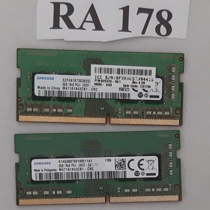 DDR4 16GB  märke : Samsung  för laptop