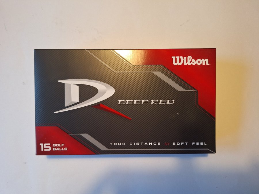 Wilson Deep Red Golfbollar 15st
