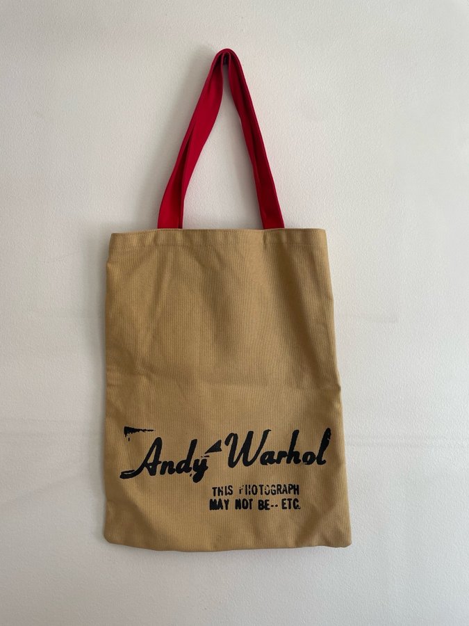 Tote bag Andy Warhol tygpåse tote bag