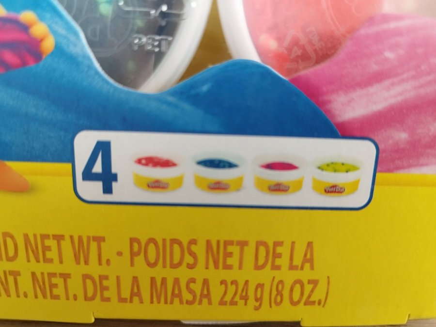 Play-Doh Color Burst 4-pack