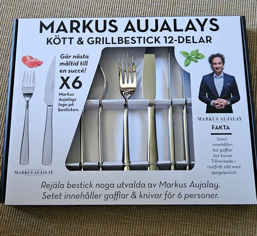 MARKUS AUJALAYS grillbestick på 12 delar Nya