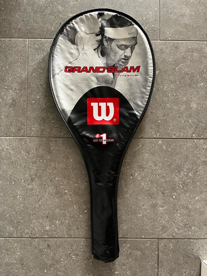 Wilson Grand slam tennis rack titanium tennis tack med fodral