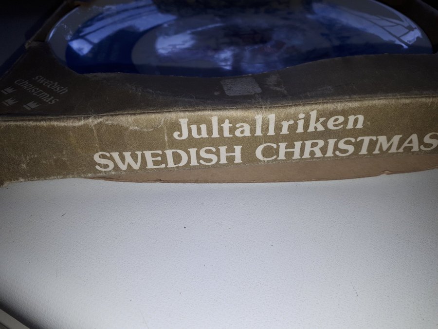 Jul-tallriken Swedish Christmas 1976
