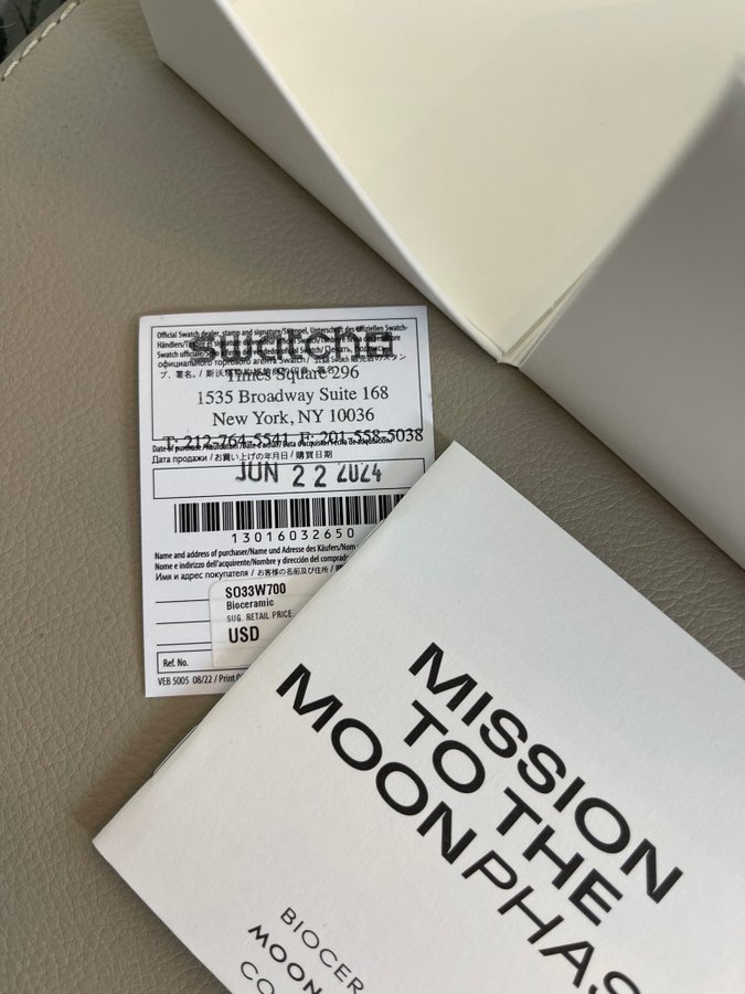 Omega x Swatch Mission to the Moonphase Bioceramic MoonSwatch