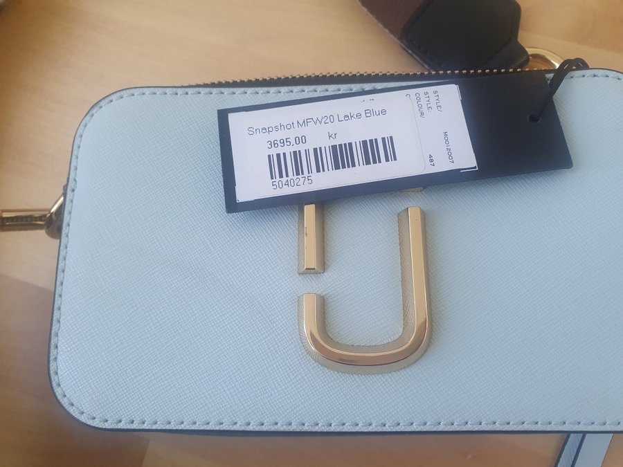 Marc jacobs snapshot lake blue väska