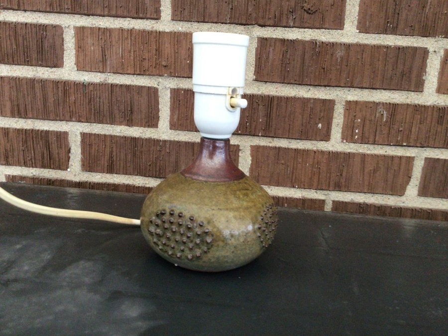 Bordslampa i keramik Rolf Palm Mölle skånsk keramiker