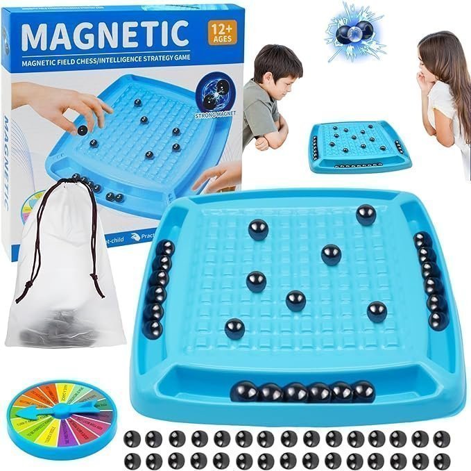 Magnet schackspel med 30 Rocks And Punishment Wheel