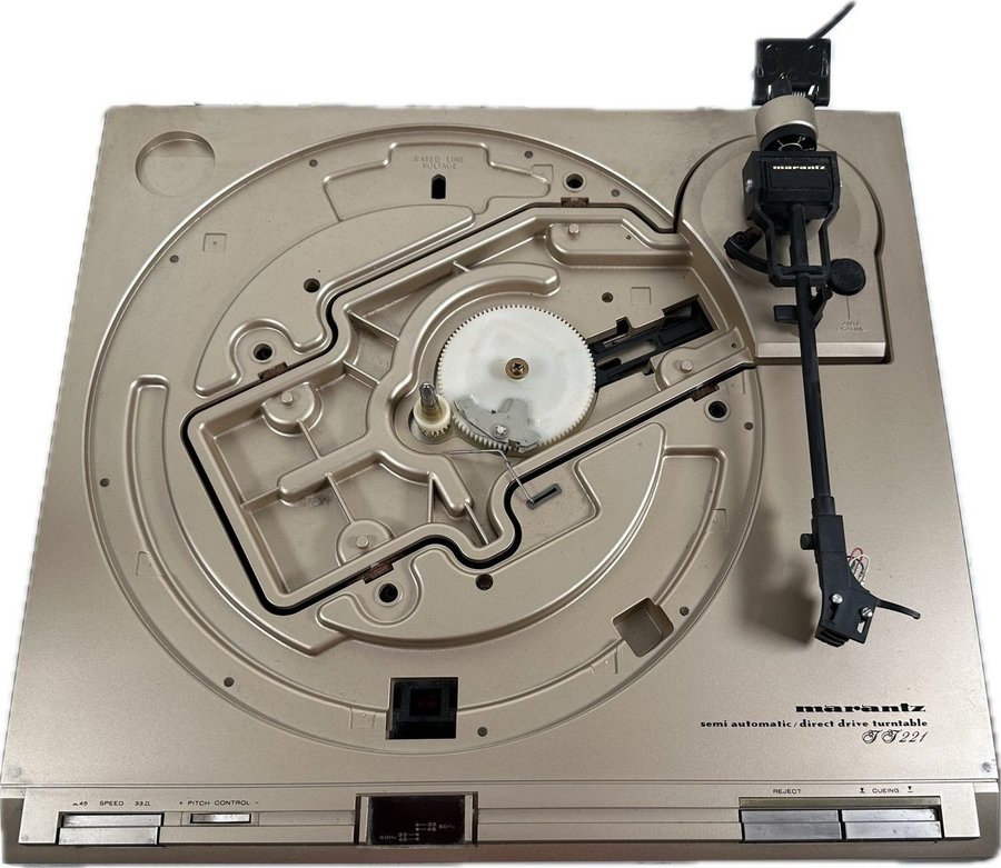 Skivspelare Marantz TT221 Direct-Drive Semi-Automatic Turntable