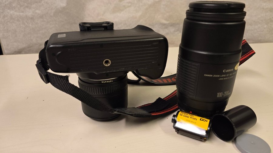 Canon EOS 750 med 35-70mm och 100-200mm objektiv