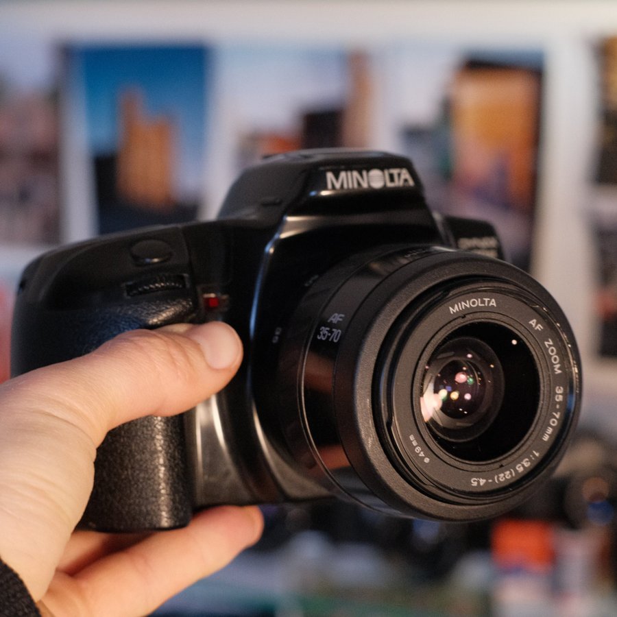 Minolta Dynax 500 si – Perfekt nybörjarkamera!