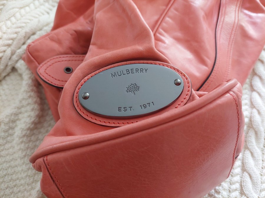 Mulberry Roxanne Tote Lipstick Pink väska