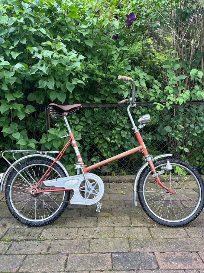 Monark cykel med Brooks sadel