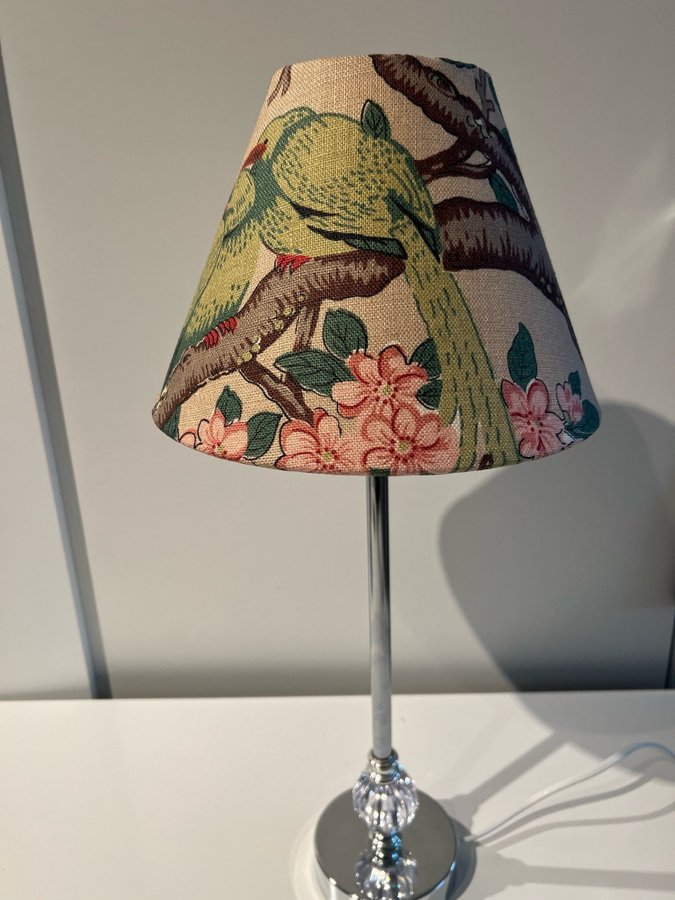 LAMPSKÄRM TYG FRÅN SVENSKT TENN / GP  J BAKER / ROCKBIRD SIGNATURE