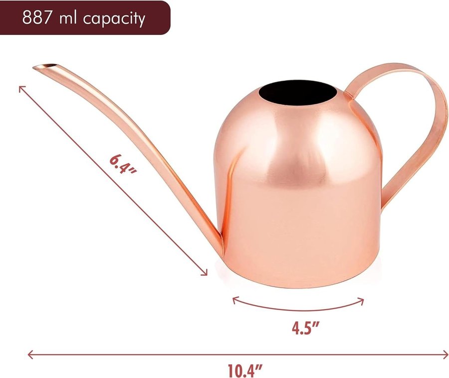 NY Kvalitativ 09 liters kopparvattenkanna | Lång pip | Ordpris 369kr