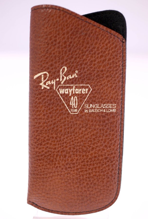 Ray-Ban Wayfarer Bausch  Lomb-40 Years Anniversary leather case-circa 1990s